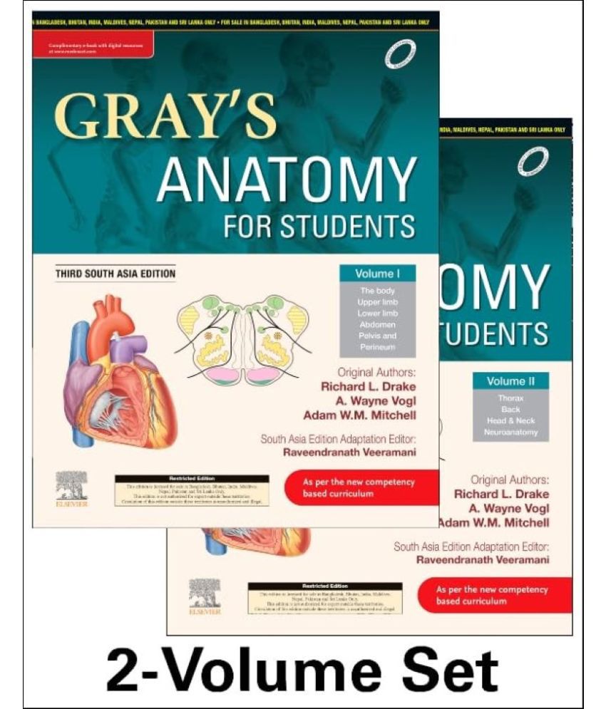     			Grays Anatomy for Students 3rd SAE (2 Vols)