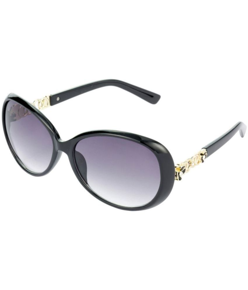     			Hrinkar Black Oversized Sunglasses ( Pack of 1 )