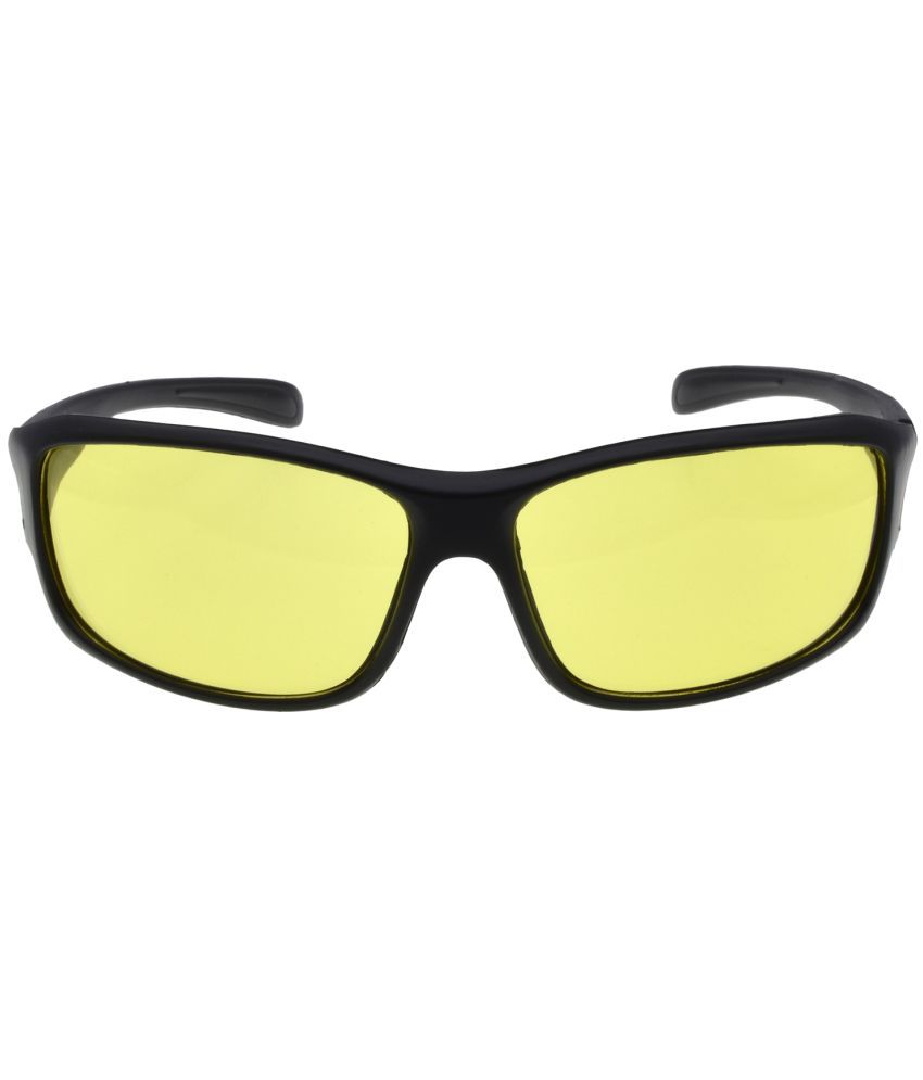     			Hrinkar Black Wrap Around Sunglasses ( Pack of 1 )