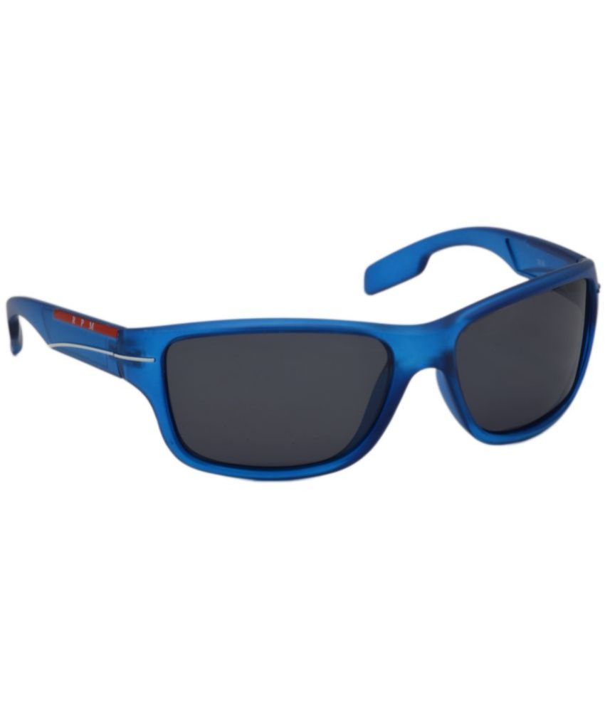     			Hrinkar Blue Wrap Around Sunglasses ( Pack of 1 )