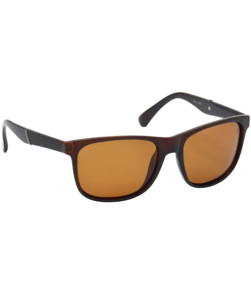     			Hrinkar Copper Rectangular Sunglasses ( Pack of 1 )