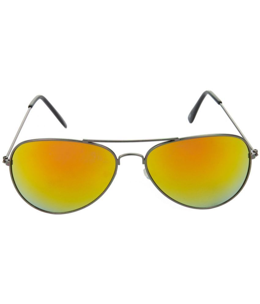     			Hrinkar Grey Melange Pilot Sunglasses ( Pack of 1 )