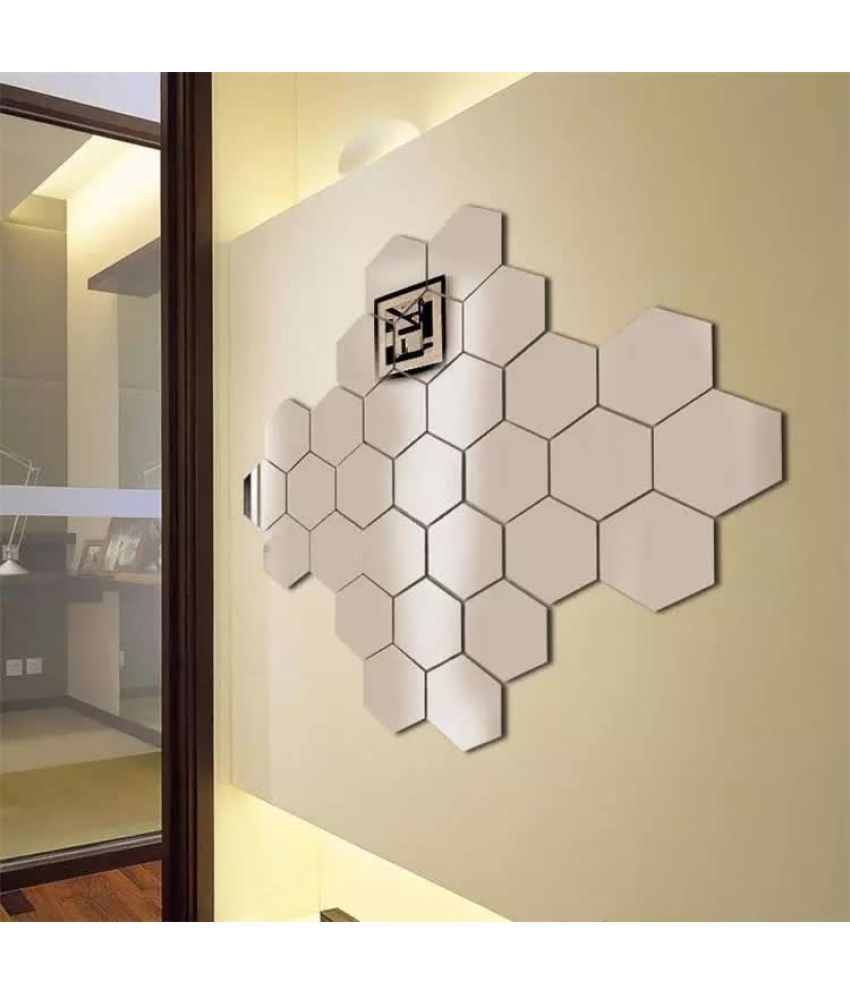     			WallWear Wall Sticker Geometric ( 12 x 10 cms )