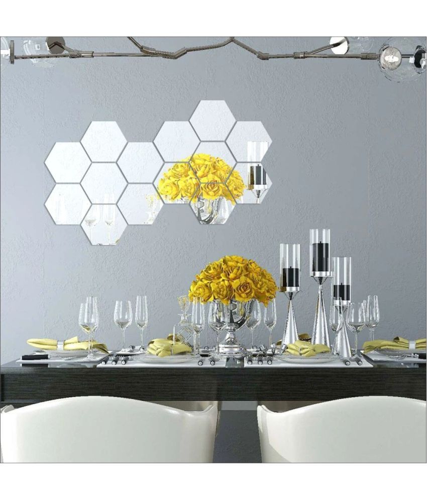     			WallWear Wall Sticker Geometric ( 12 x 10 cms )