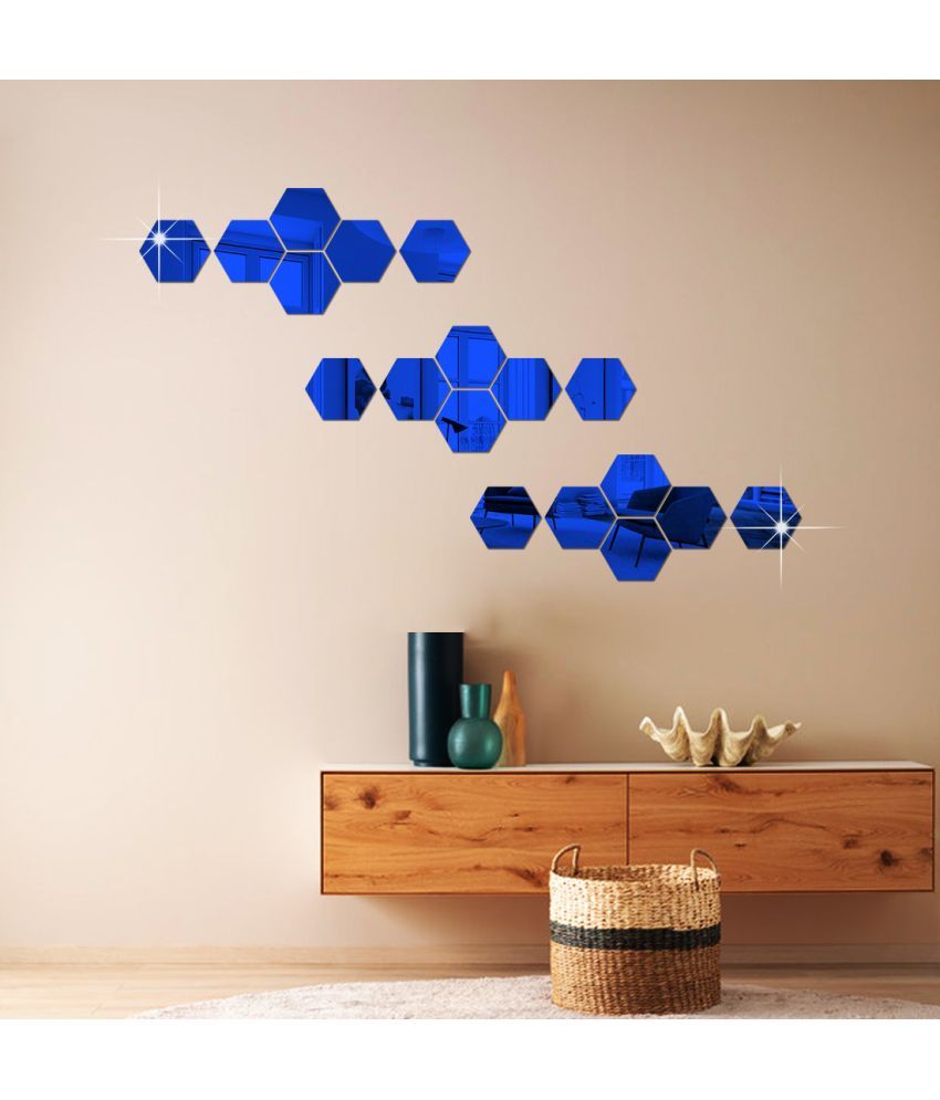     			WallWear Wall Sticker Geometric ( 12 x 10 cms )