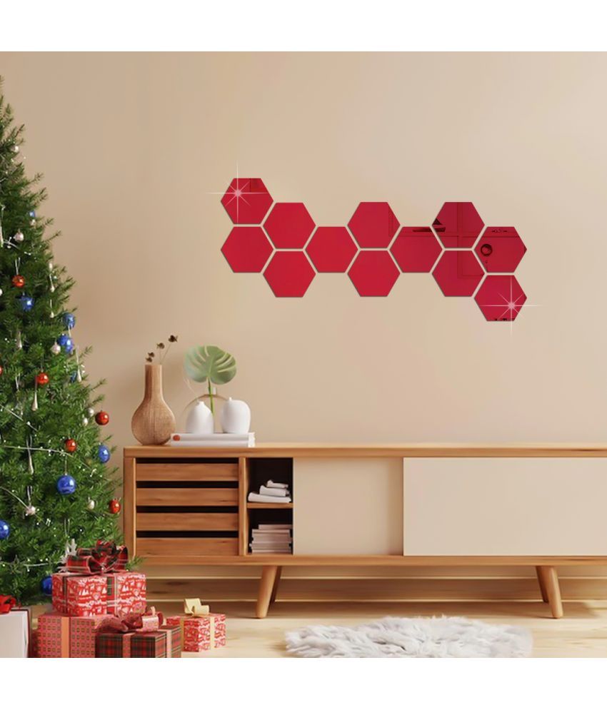     			WallWear Wall Sticker Geometric ( 12 x 10 cms )