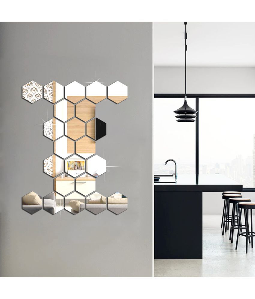     			WallWear Wall Sticker Geometric ( 12 x 10 cms )