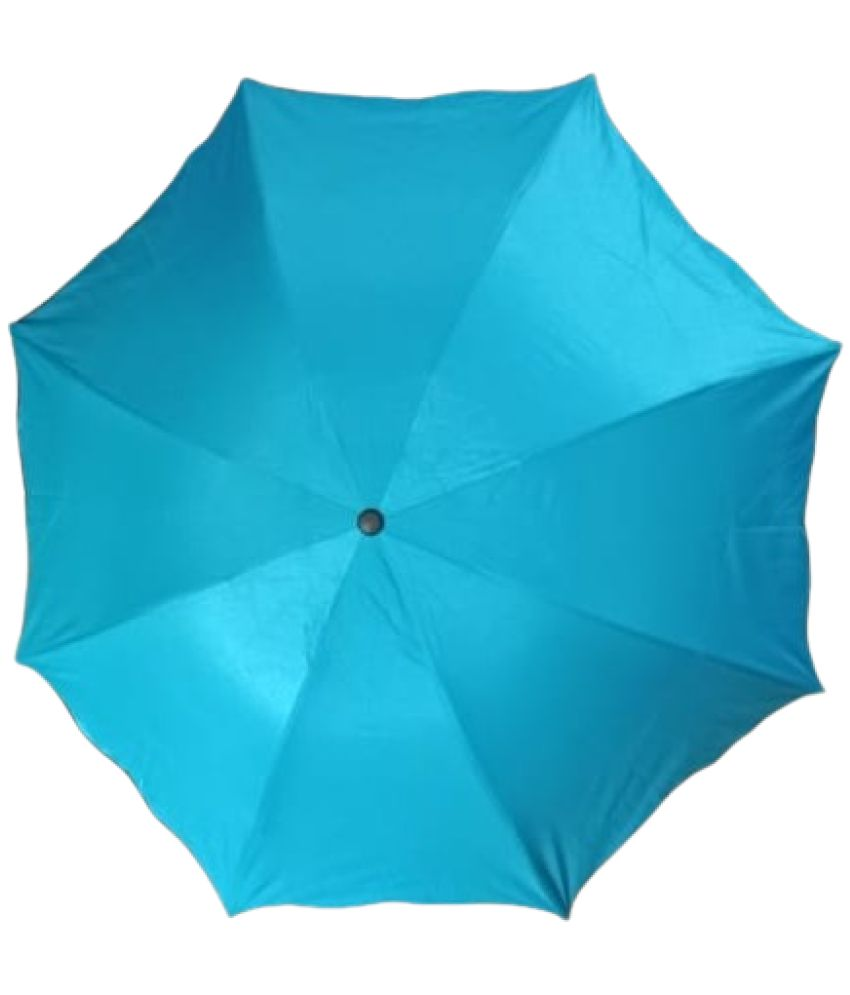     			YESKART Blue 3 Fold Umbrella