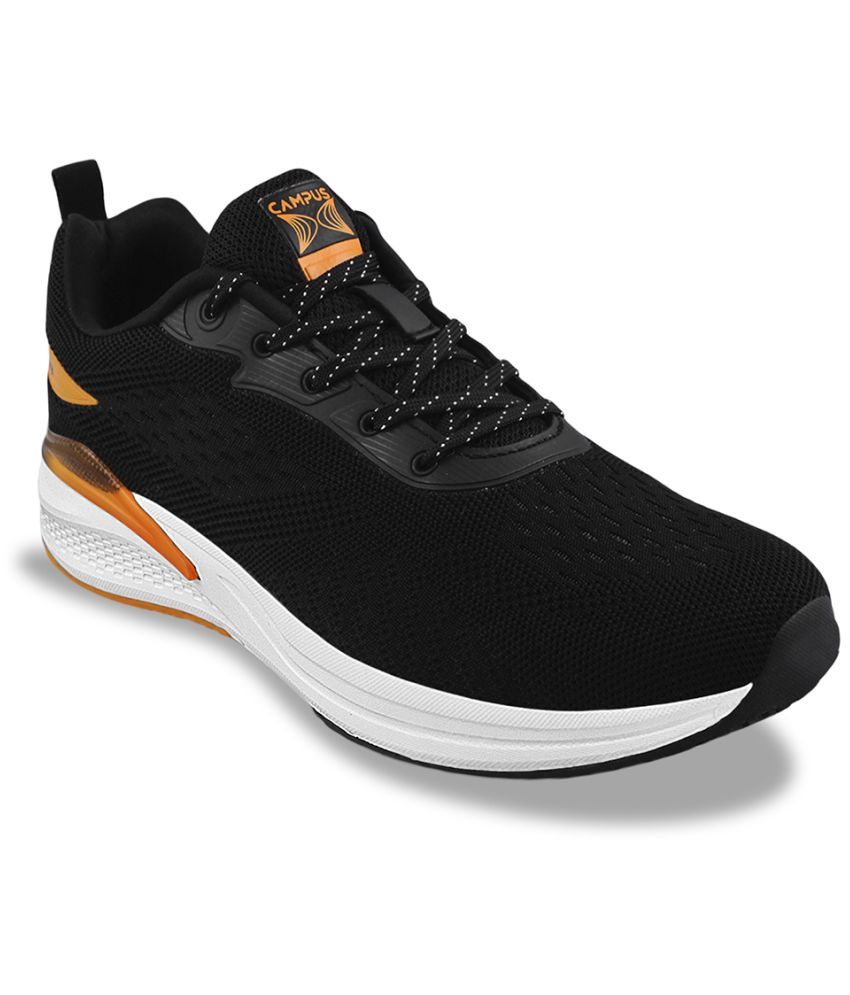     			Campus ALEX Black Men's Sports Running Shoes