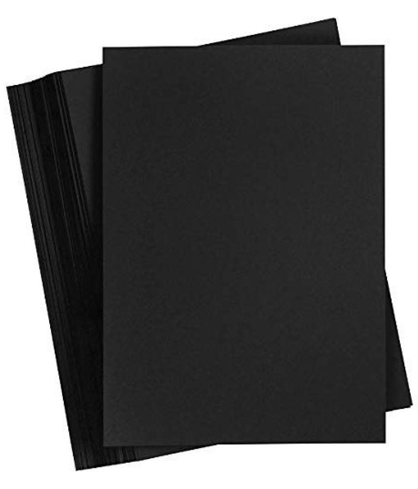     			ECLET A4 Black Paper 180-210 GSM Pack of 25 Sheets-Black - Coloured Paper, Best for Art & Craft Work, Project Work