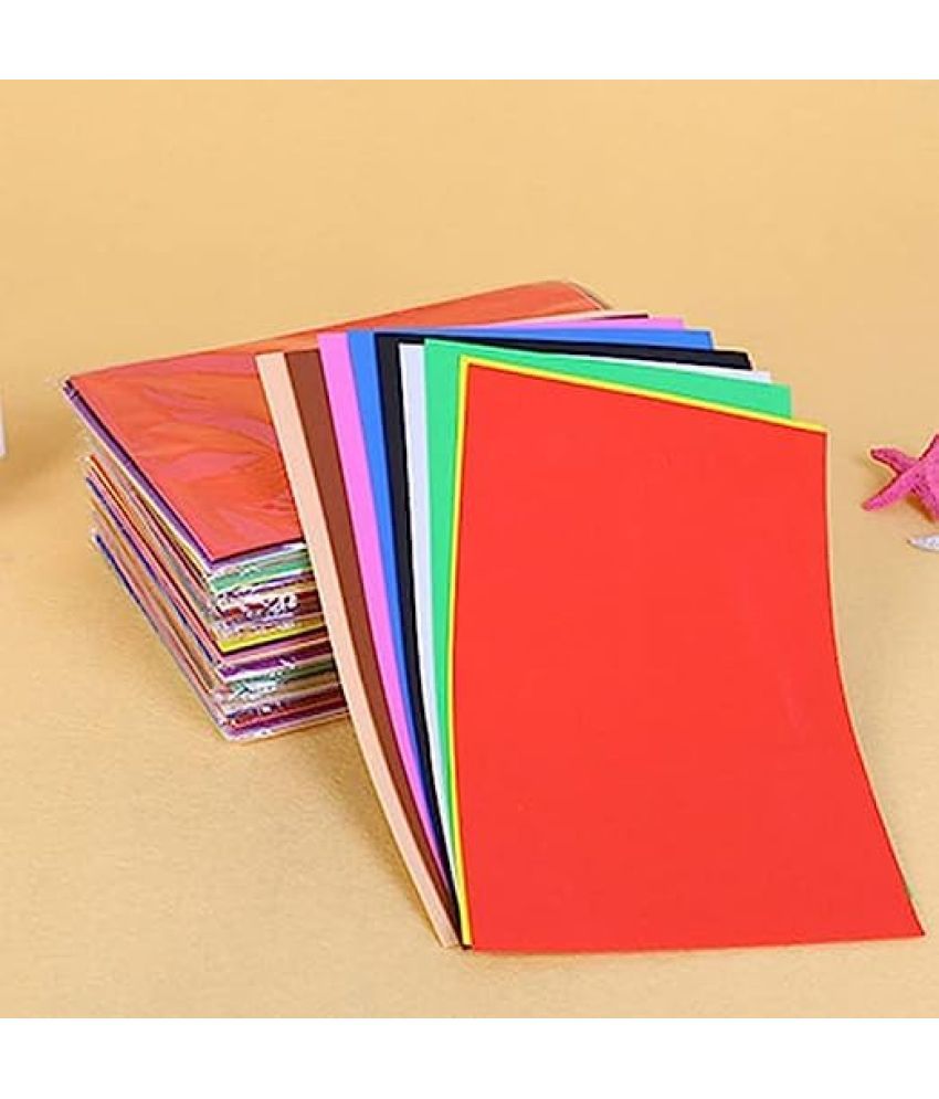     			ECLET Neon Origami Paper 15 cm X 15 cm Pack of 100 Sheets (10 sheet x 10 color) Fluorescent Color Both Side Coloured For Origami, Scrapbooking, Project Work.5