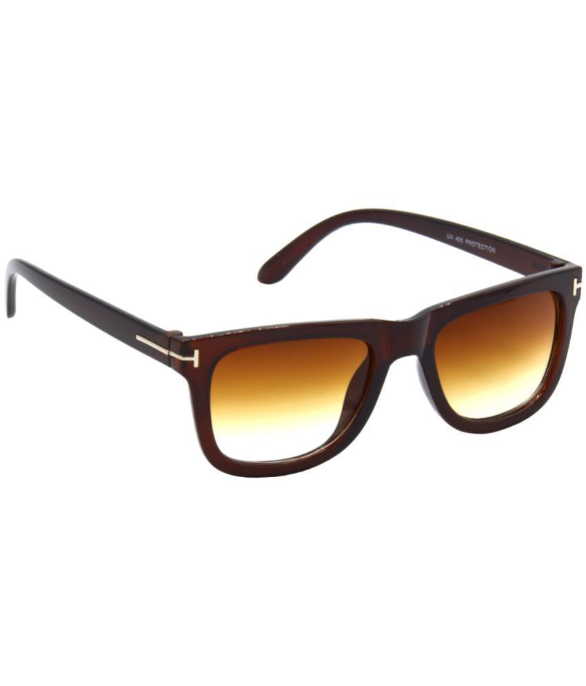     			Hrinkar Black Rectangular Sunglasses ( Pack of 1 )