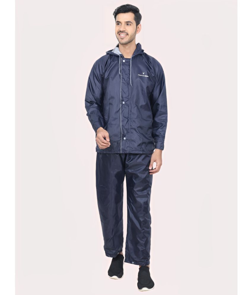     			PP Kurtis Blue Polyester Men's Rain Suit ( Pack of 1 )