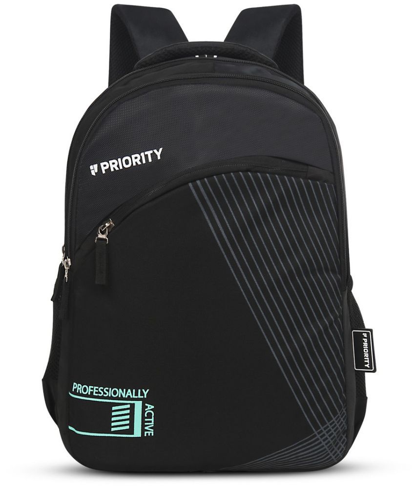     			Priority 28 Ltrs Black Laptop Bags