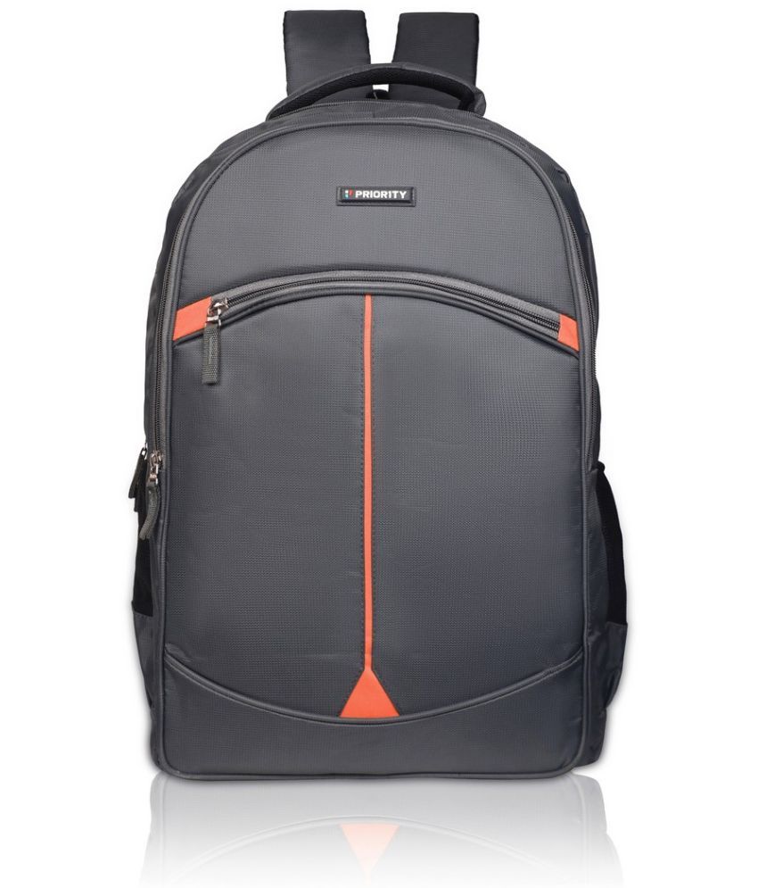     			Priority 37 Ltrs Grey Laptop Bags