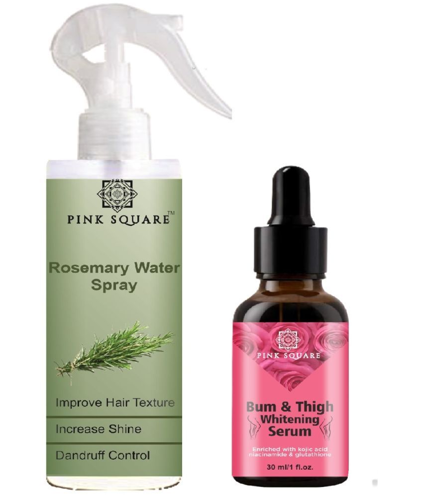     			Rosemary water Hair Spray for Hair Regrowth (100ml) & Bum and Thigh Serum for Remove Blackness (30ml) Combo of 2