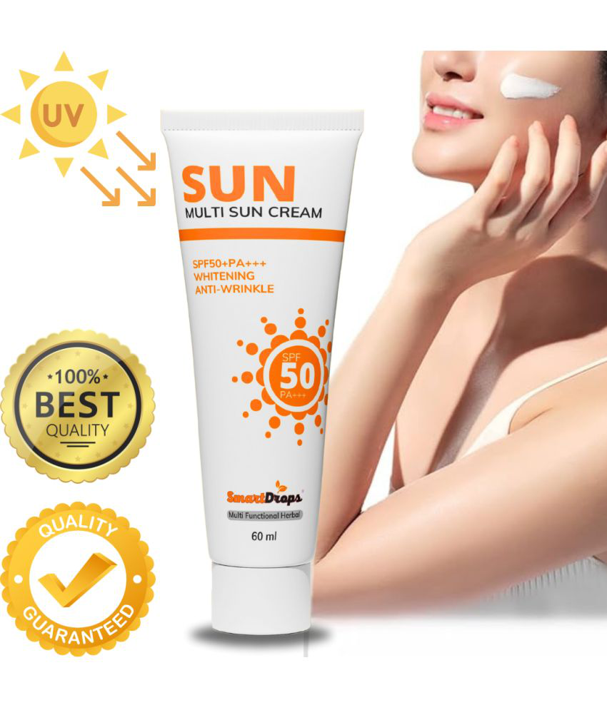     			Smart drops SPF 15 Sunscreen Cream For All Skin Type ( Pack of 1 )