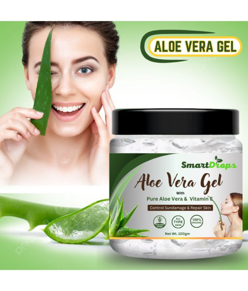     			Smartdrops Moisturizer All Skin Type Aloe Vera ( 100 ml )