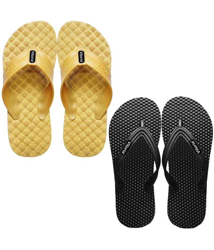     			vitoria Yellow Men's Daily Slipper