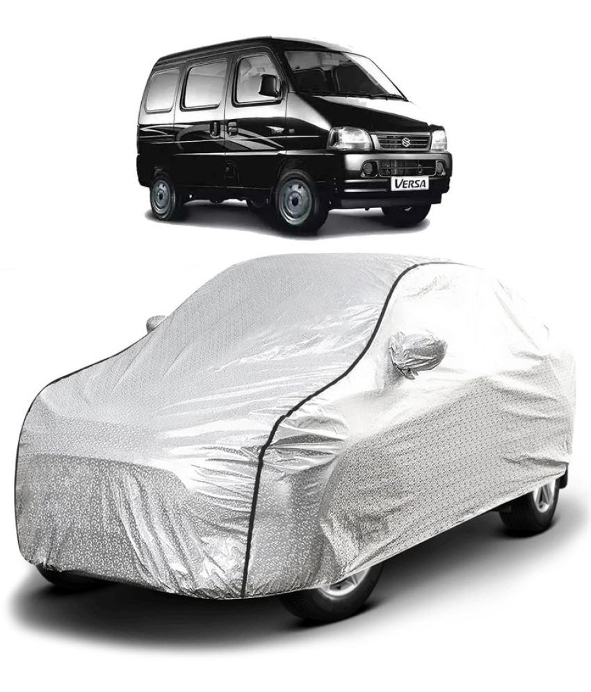     			GOLDKARTZ Car Body Cover for Maruti Suzuki All Car Models With Mirror Pocket ( Pack of 1 ) , Silver