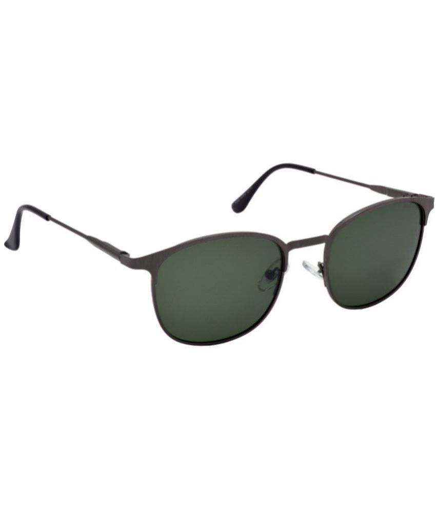     			Hrinkar Dark Grey Oval Sunglasses ( Pack of 1 )