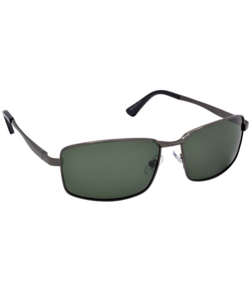     			Hrinkar Dark Grey Rectangular Sunglasses ( Pack of 1 )