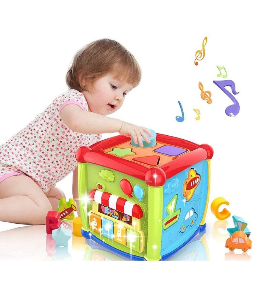     			milito   6 in 1 Activity Cube Baby Toy for 6 to 36 Months, Toddler Piano Center Best First Birthday Gift for 1 to 3 Y Old Girl Boy, Busy Learners