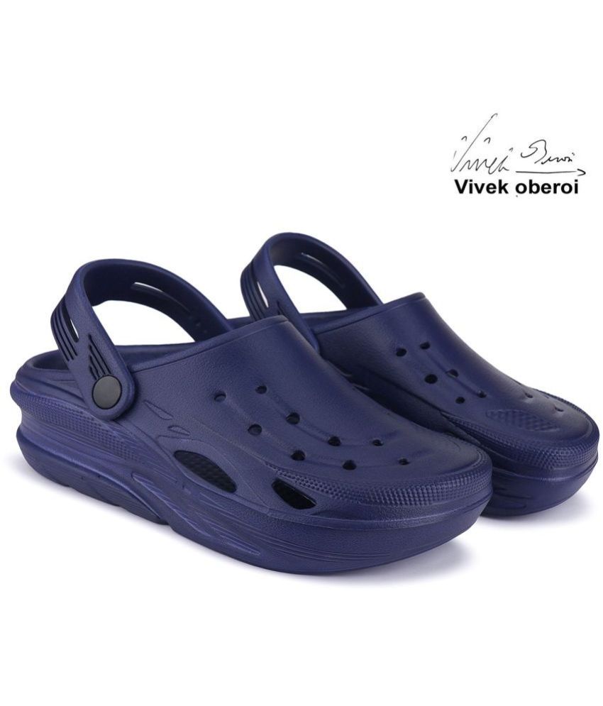     			Bersache - Blue Men's Clogs