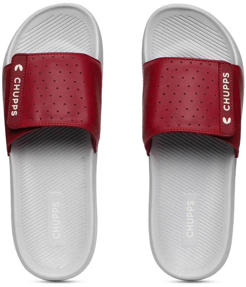     			CHUPPS Dark Grey Men's Slide Flip Flop