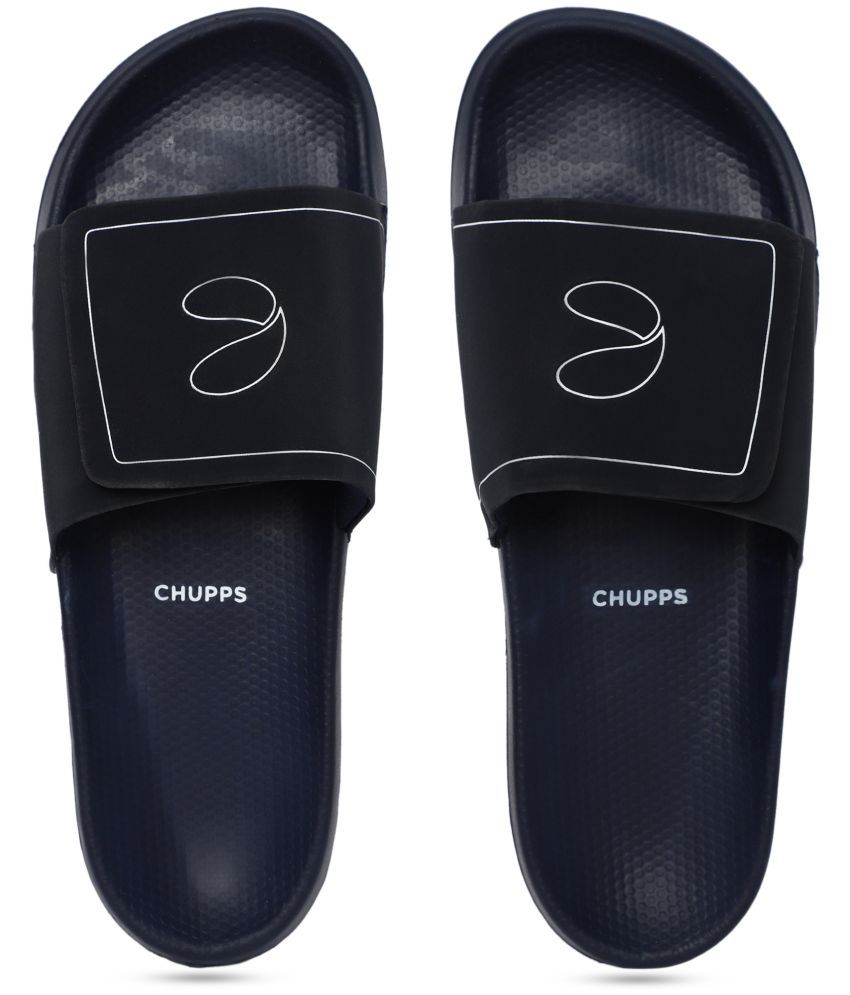     			CHUPPS Navy Men's Slide Flip Flop