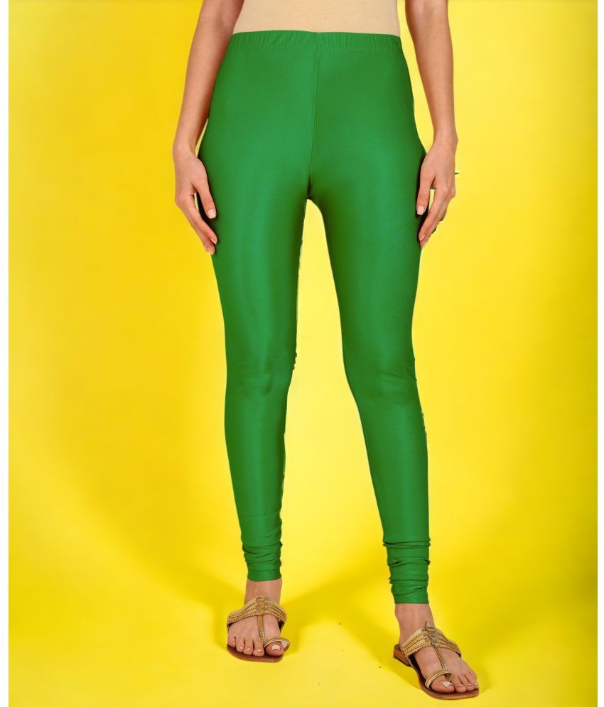     			Colorscube - Green Lycra Women's Churidar ( Pack of 1 )