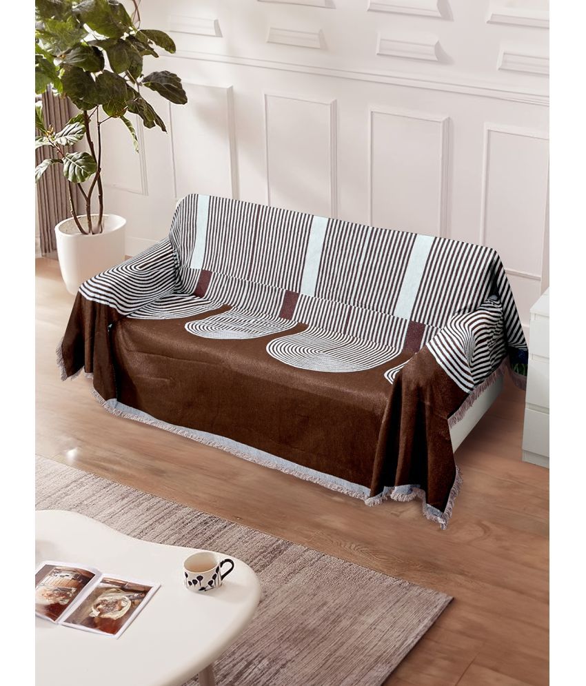     			Cortina 2 Seater Polyester Throw ( Pack of 1 )