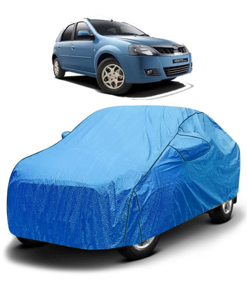     			GOLDKARTZ Car Body Cover for Mahindra Verito With Mirror Pocket ( Pack of 1 ) , Blue