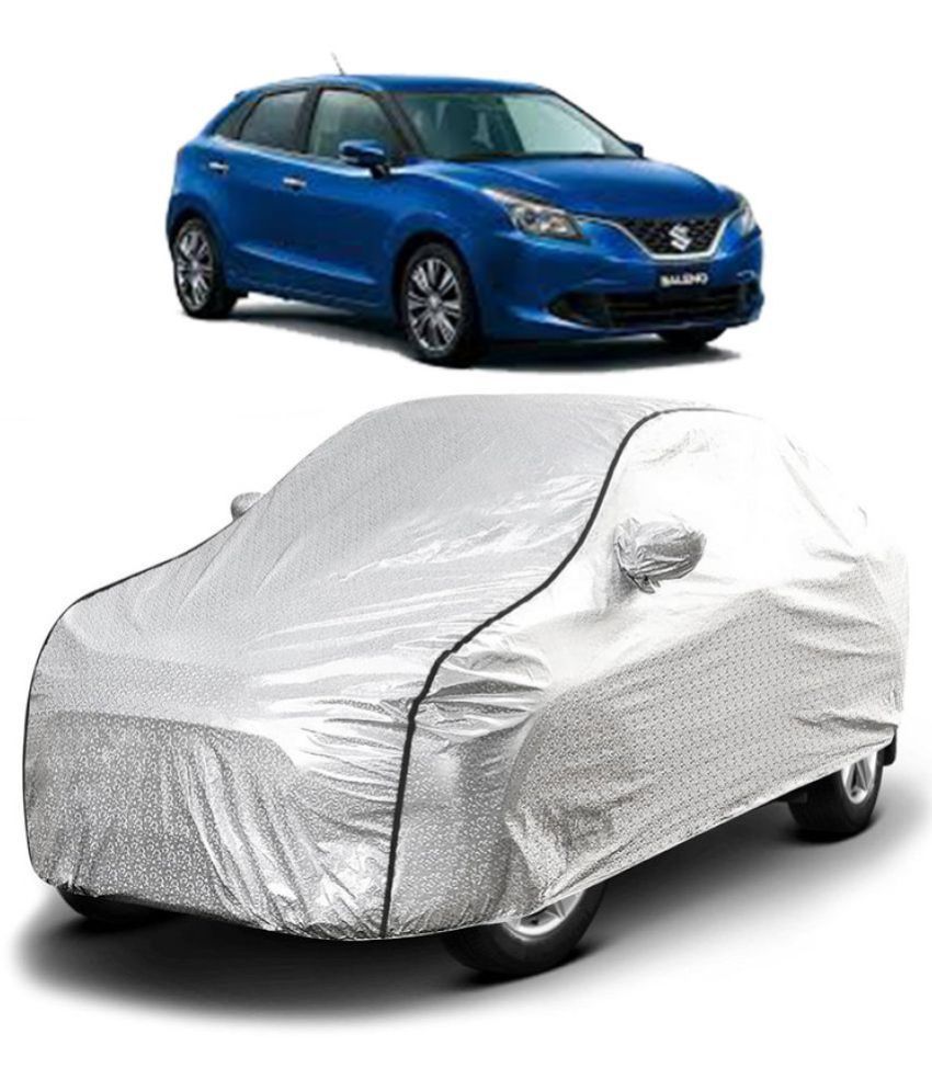     			GOLDKARTZ Car Body Cover for Maruti Suzuki Baleno With Mirror Pocket ( Pack of 1 ) , Silver