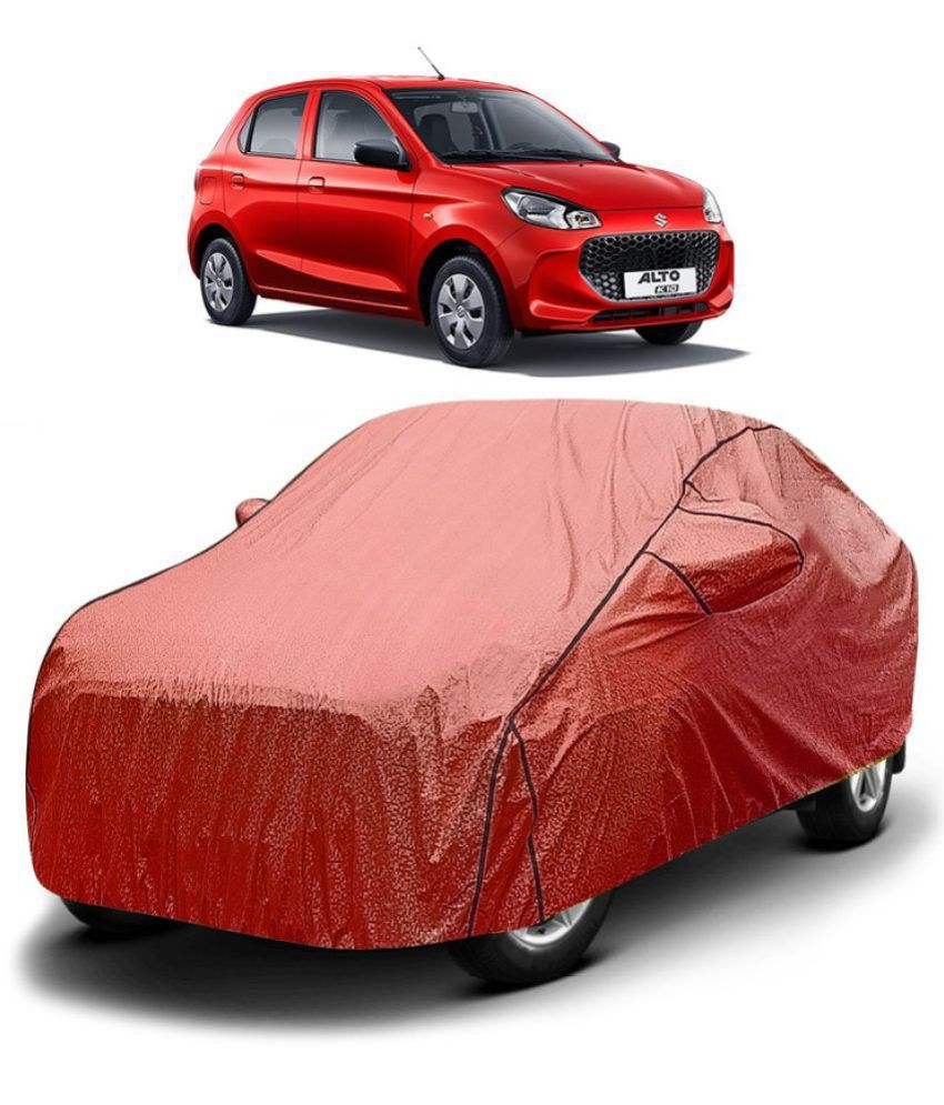     			GOLDKARTZ Car Body Cover for Maruti Suzuki Alto With Mirror Pocket ( Pack of 1 ) , Red