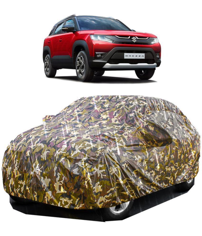     			GOLDKARTZ Car Body Cover for Maruti Suzuki Vitara Brezza With Mirror Pocket ( Pack of 1 ) , Multicolour