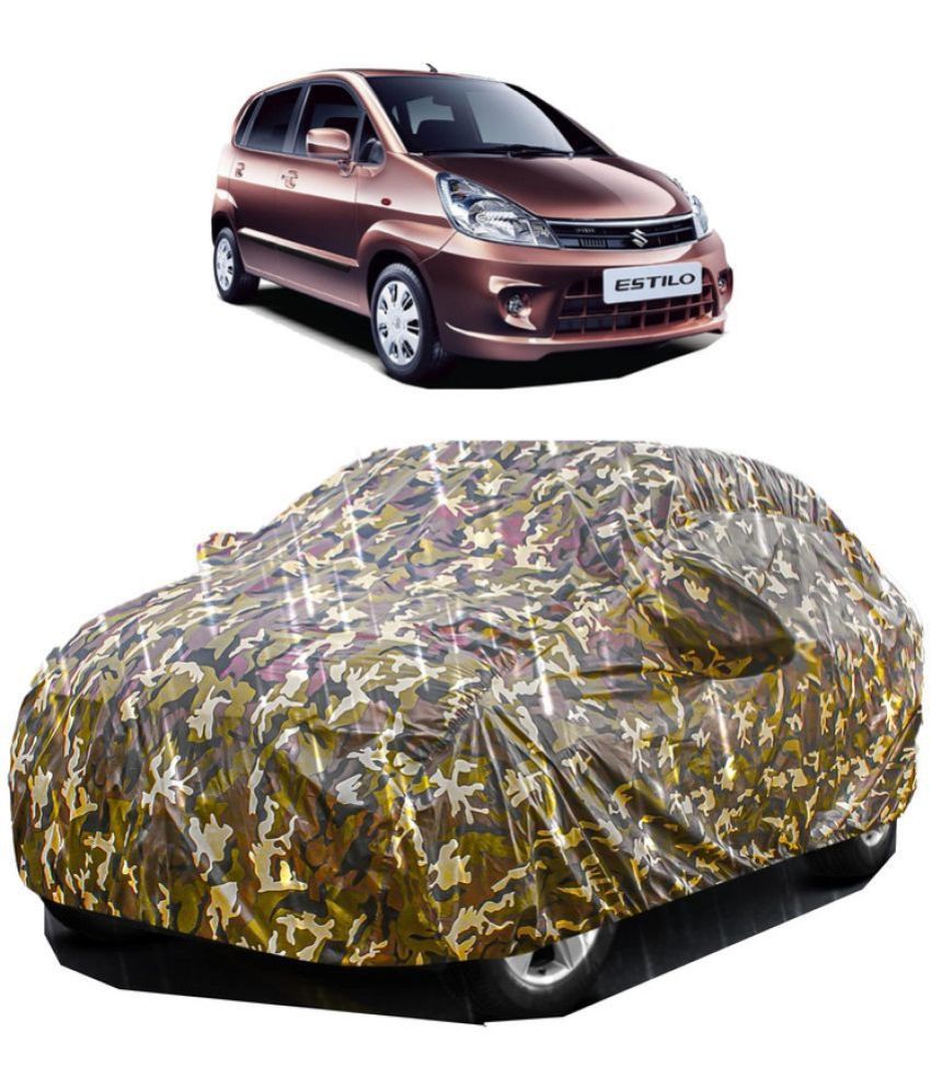     			GOLDKARTZ Car Body Cover for Maruti Suzuki Zen With Mirror Pocket ( Pack of 1 ) , Multicolour