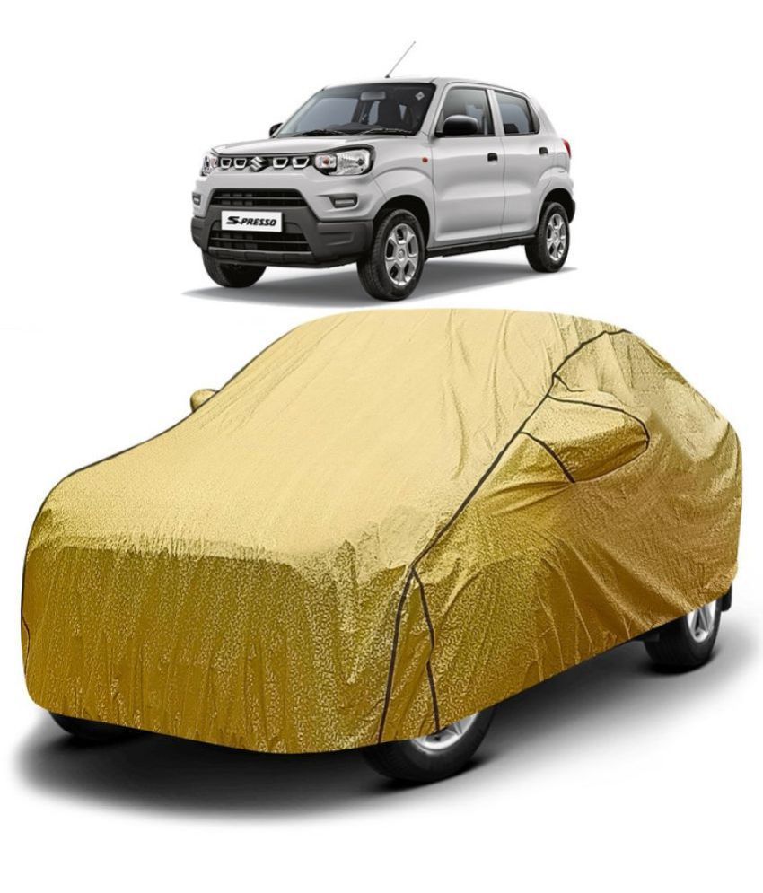     			GOLDKARTZ Car Body Cover for Maruti Suzuki All Car Models With Mirror Pocket ( Pack of 1 ) , Golden