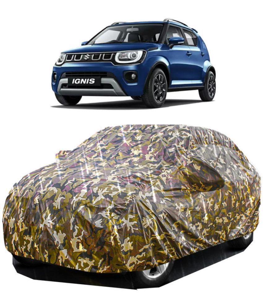     			GOLDKARTZ Car Body Cover for Maruti Suzuki Ignis With Mirror Pocket ( Pack of 1 ) , Multicolour