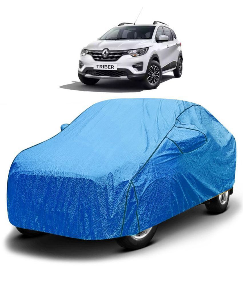     			GOLDKARTZ Car Body Cover for Renault All Car Models With Mirror Pocket ( Pack of 1 ) , Blue