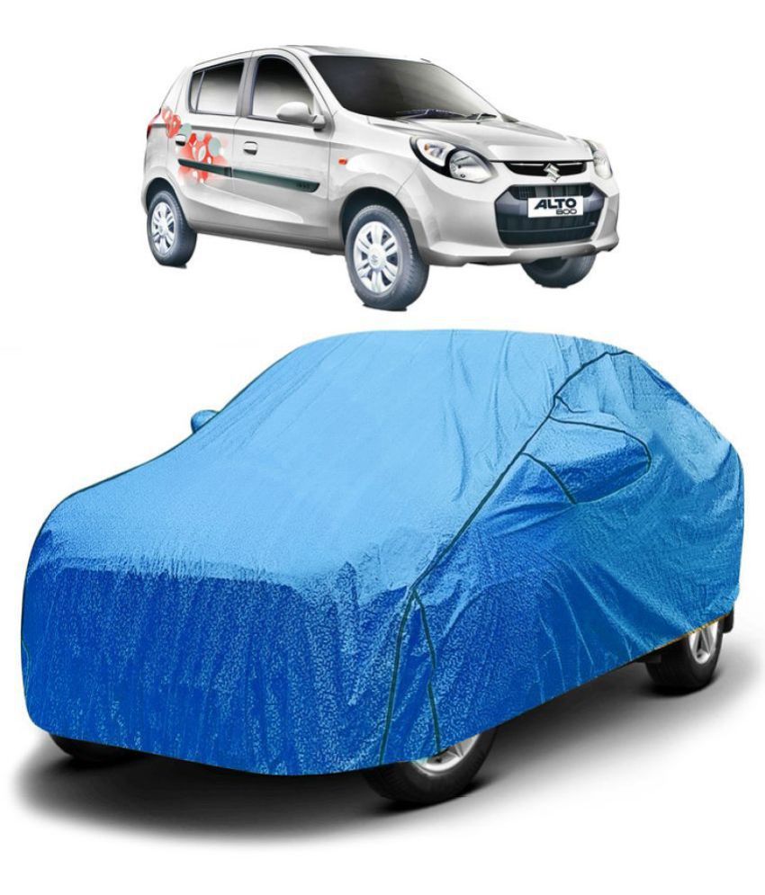     			GOLDKARTZ Car Body Cover for Maruti Suzuki Alto 800 With Mirror Pocket ( Pack of 1 ) , Blue