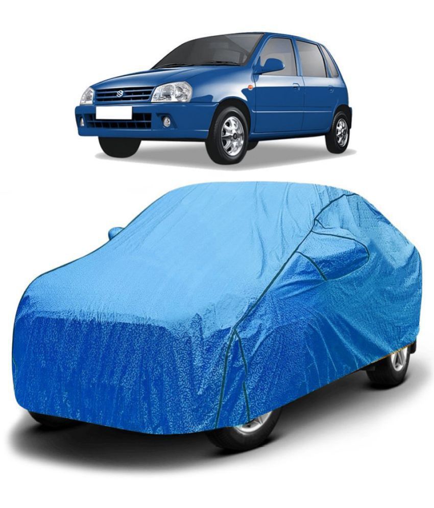     			GOLDKARTZ Car Body Cover for Maruti Suzuki Zen With Mirror Pocket ( Pack of 1 ) , Blue