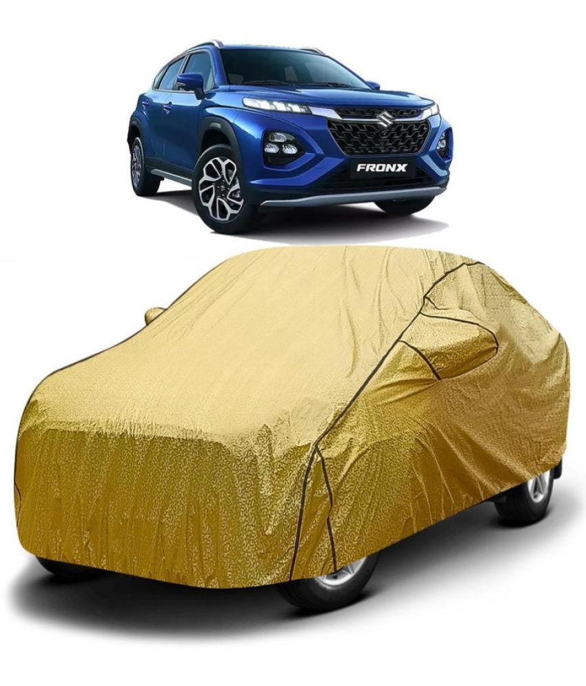     			GOLDKARTZ Car Body Cover for Maruti Suzuki All Car Models With Mirror Pocket ( Pack of 1 ) , Golden