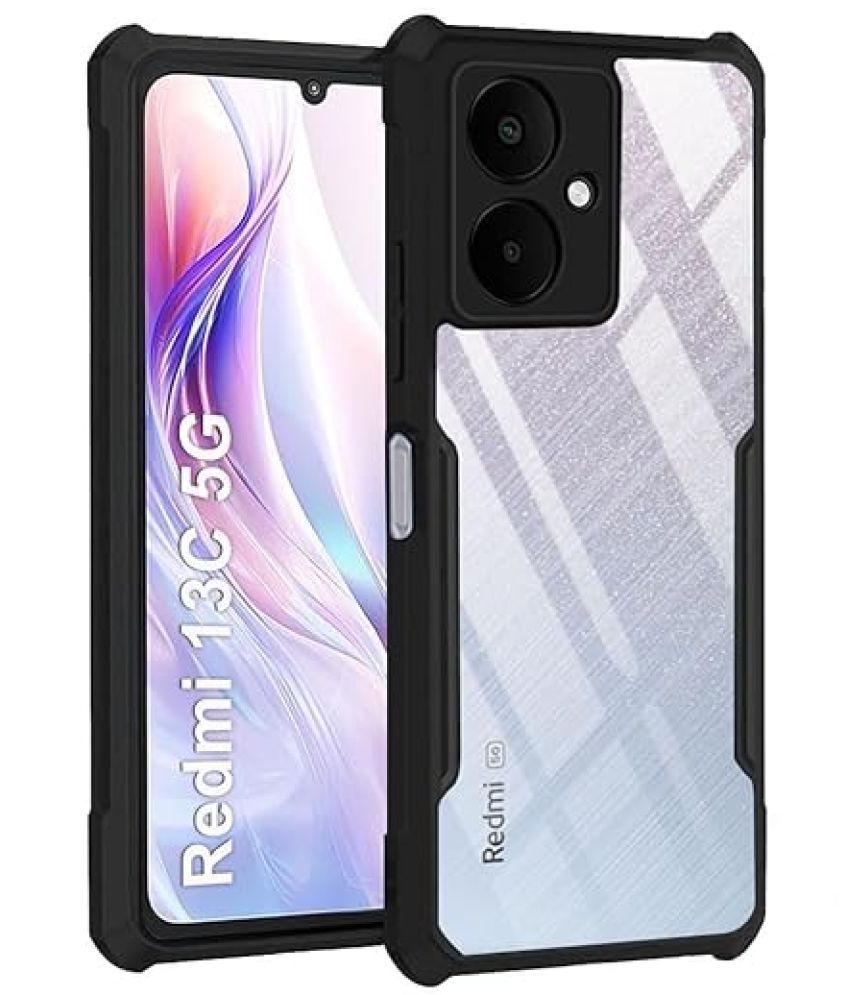     			Kosher Traders Shock Proof Case Compatible For Polycarbonate Redmi 13c 5g ( Pack of 1 )