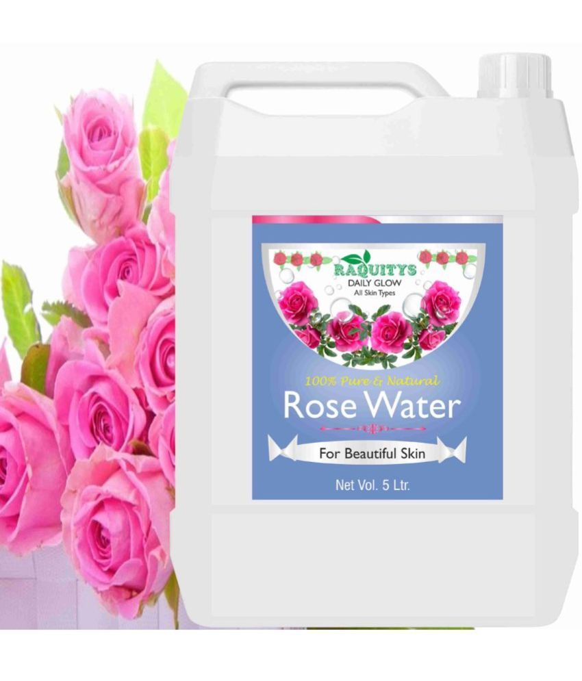     			RAQUITYS Rose water face toner for glowing skin for all skin type 1 LITER