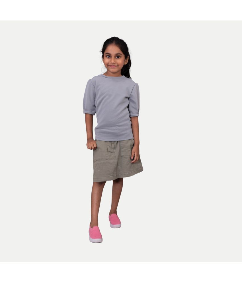     			Radprix - Green Cotton Girls A-Line Skirt ( Pack of 1 )