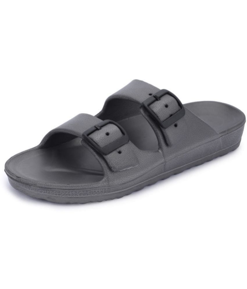     			Richale Grey Men's Slide Flip Flop