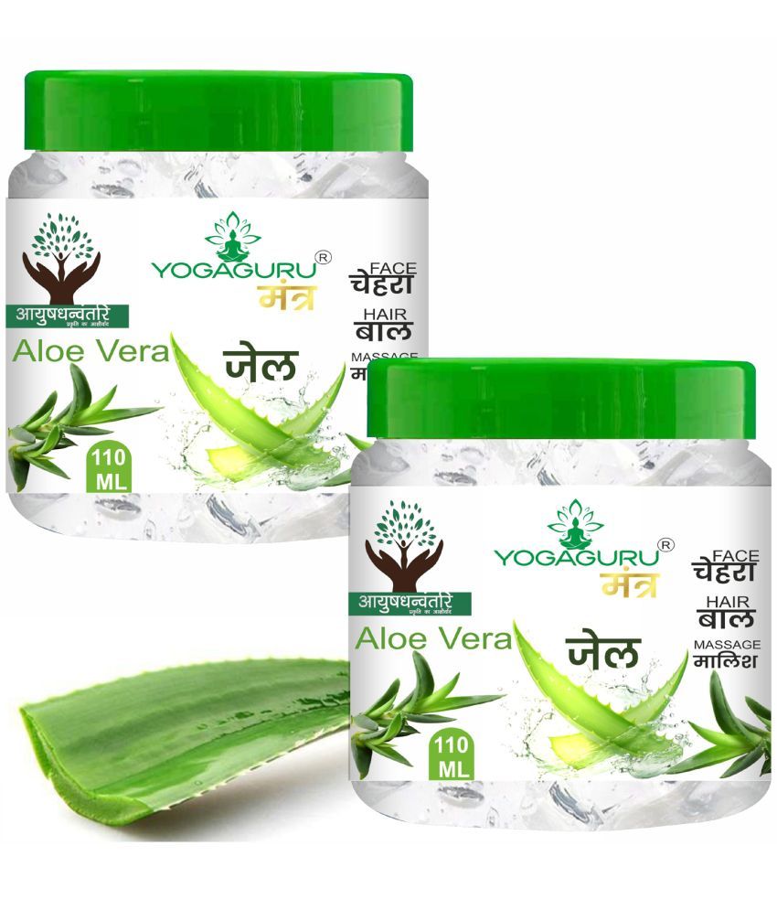     			YOGAGURU MANTR PURE Aloe Vera Gel - Moisturize Skin & Younger Looking 220G