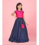 Aarika Silk Lehenga Choli Set For Girls ( Pack of 1 , Pink )