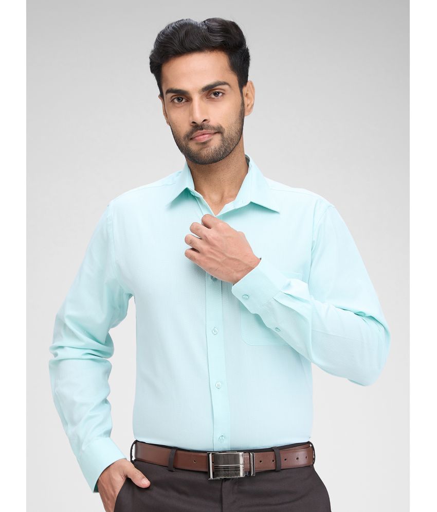     			Raymond Cotton Slim Fit Full Sleeves Men's Formal Shirt - Green ( Pack of 1 )